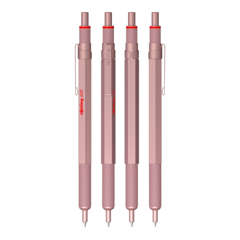 Długopis Rotring 600 różowe złoto